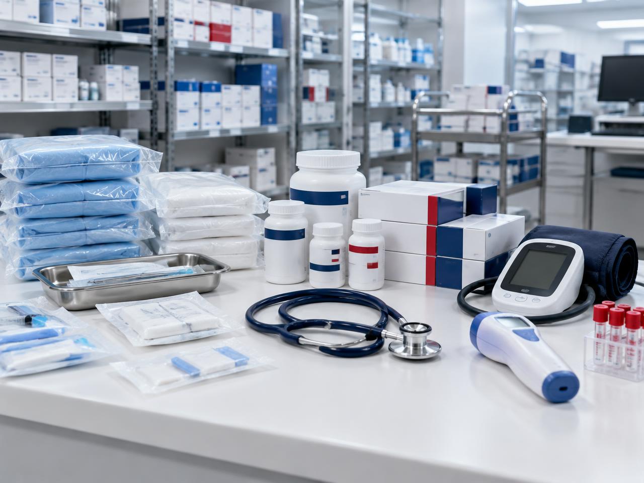 Produtos médicos e hospitalares distribuídos pela União Farma
